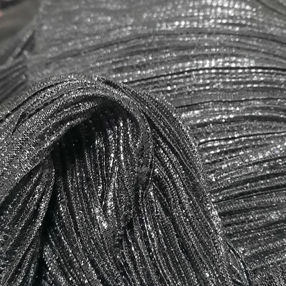 SAYLOR Elegant Tier Ruffle Dress Long Midi Textured Sleeveless Black XS S 2 4 - Picture 2 of 8